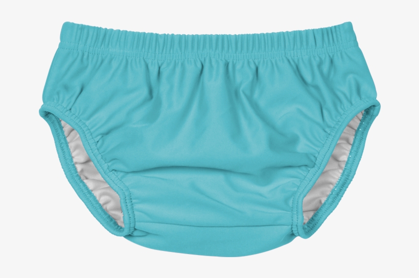 Child Wearing The Swim Diaper In Baby Size 6-12 And - Swim Diaper, transparent png #1907182