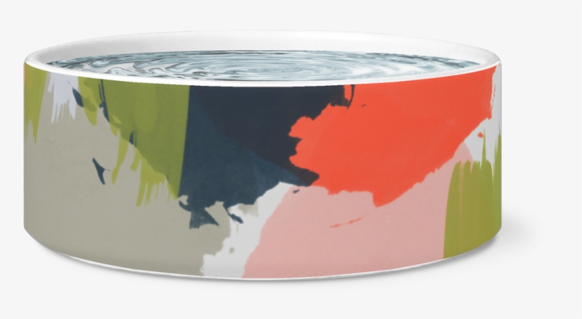 Load Image Into Gallery Viewer, Large Dog Bowl/abstract - Dog, transparent png #1907377