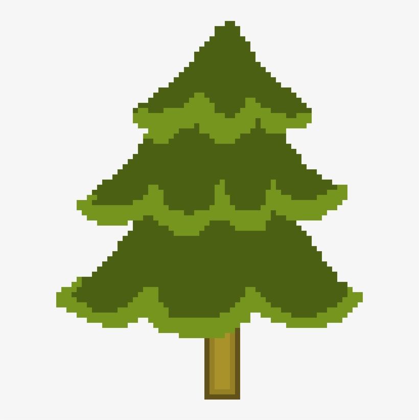 Arbol - Pixel Art Arbol, transparent png #1907473