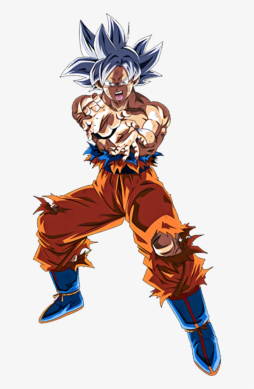 Fluffmui Goku Kamehameha - Ultra Instinct Goku Vs Broly, transparent png #1908179