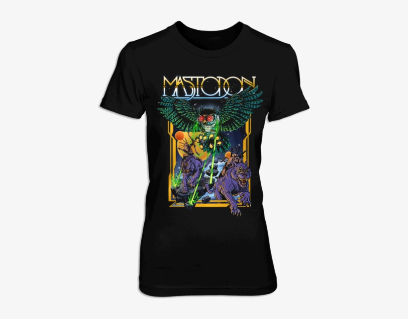 Space Owl Vs Lazer Cats Women's Tee - Space Owl Vs Laser Cats, transparent png #1908182