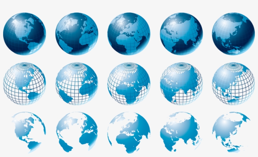 Globe - Earth Vector Free Download, transparent png #1908651
