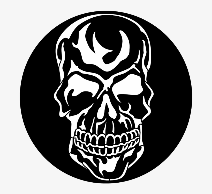 Skull Evil - Apollo Skull Evil Steel Gobo Ms-3066, transparent png #1908704