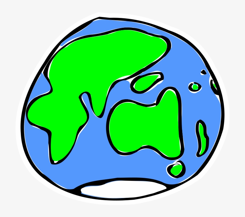 Earth Clipart Sketch - Earth Quick Sketch Women's Tees, transparent png #1908808