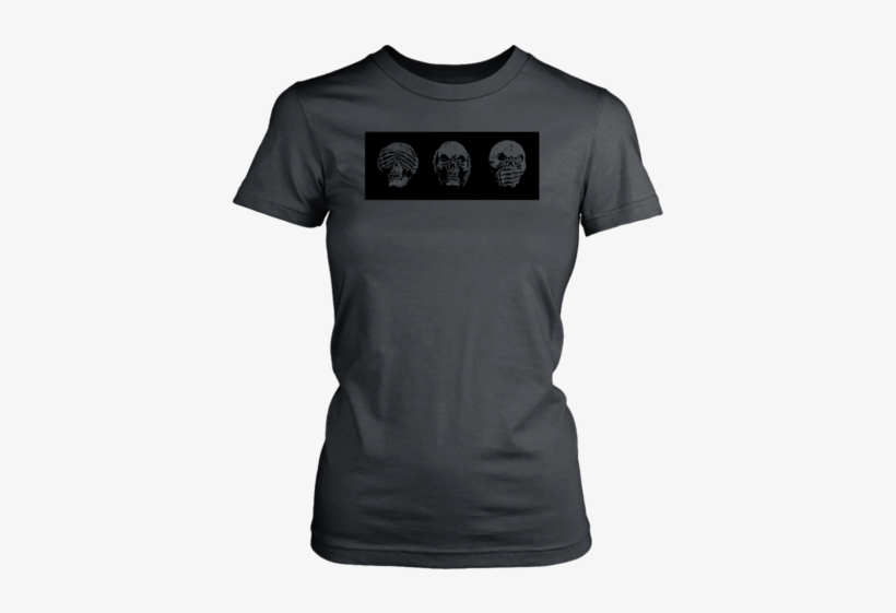Skull No Evil Tee - Rottweiler Dog T Shirts, Tees & Hoodies - Rottweiler, transparent png #1908887