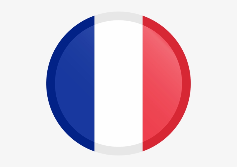 France Flag Button Round Small European Crypto Bank - França Flag Emoji, transparent png #1909882