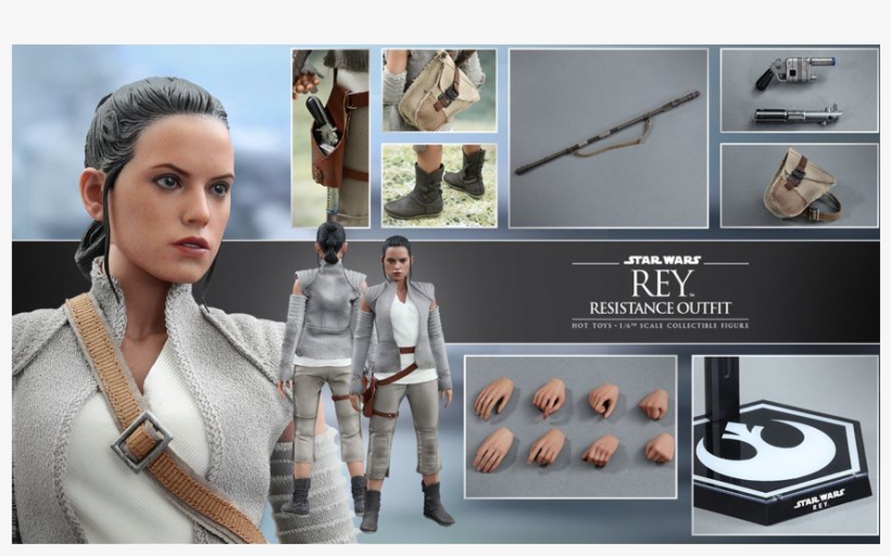 Star - Hot Toys Resistance Rey, transparent png #1909934