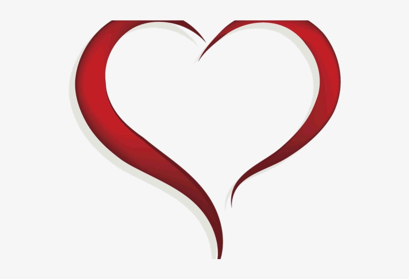 Instagram Clipart Red Heart - Heart On Clear Background, transparent png #1910129