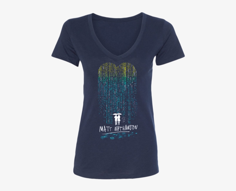 Ladies Raining Heart Tee - Product, transparent png #1910405