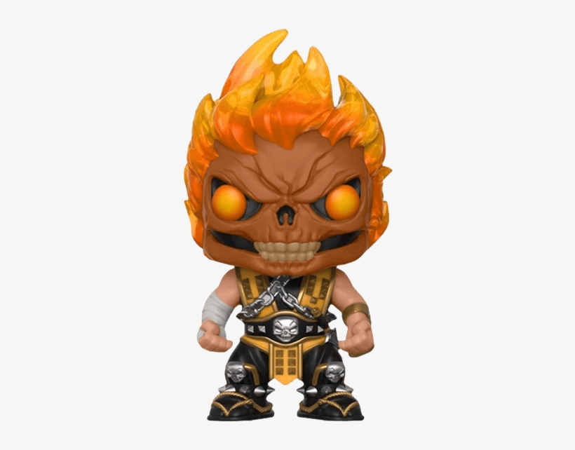 Scorpion Skull Head Exclusive - Funko Pop Games Mortal Kombat, transparent png #1910499