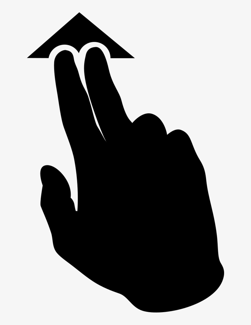 Double Finger Pointing Comments - Gesture, transparent png #1910588