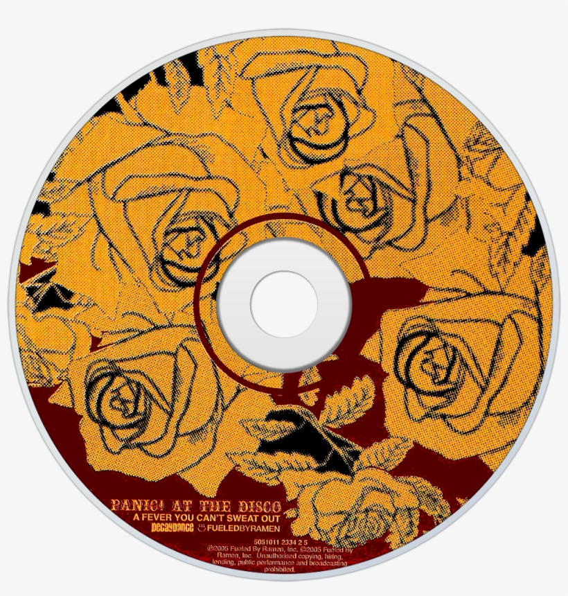 Panic At The Disco A Fever You Can't Sweat Out Cd Disc - Panic At The Disco A Fever You Can T Sweat Out Cd, transparent png #1910620