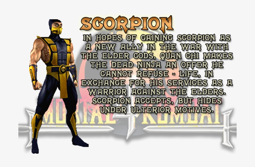 Mortal Kombat 4 Scorpion, transparent png #1910733