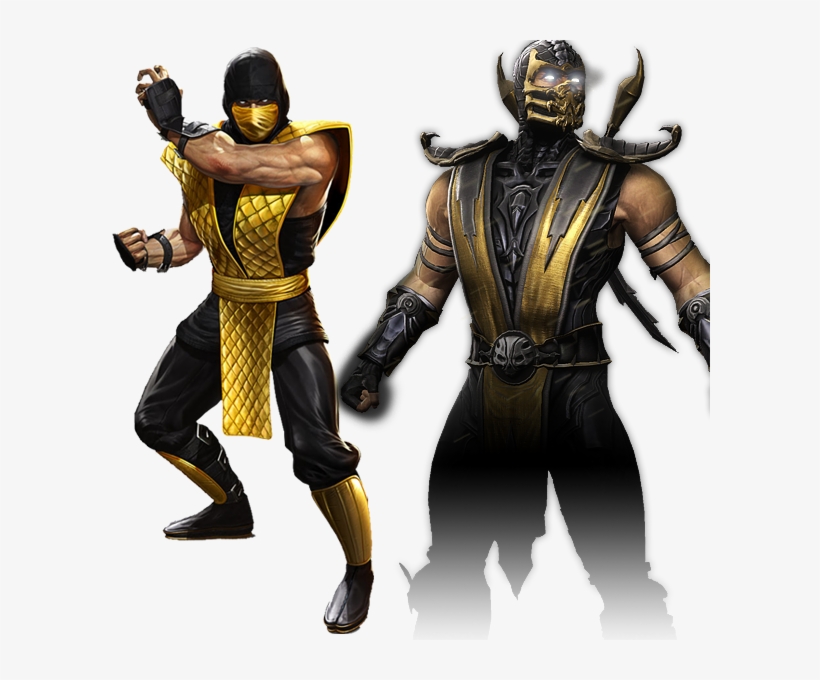 Mortal Kombat Scorpion Classic Costume - Scorpion Png Mortal Kombat, transparent png #1910763