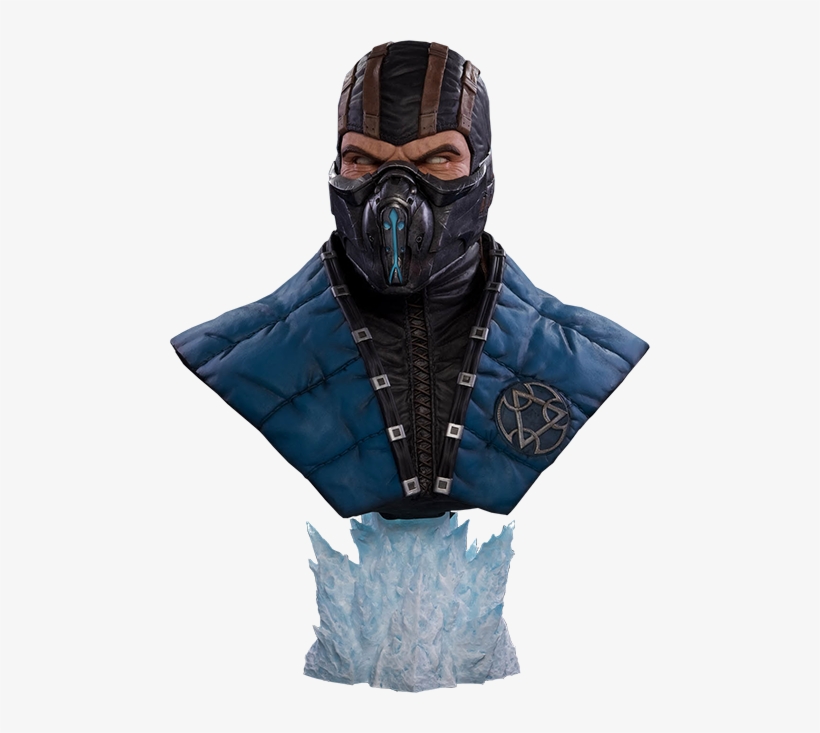 30" Mortal Kombat Life Size Bust Sub Zero - Scorpion Life Size Bust Mkx, transparent png #1910789