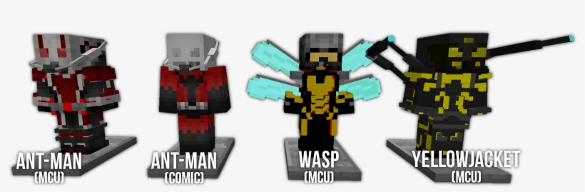 Suits - Minecraft Ant Man Suit, transparent png #1910868