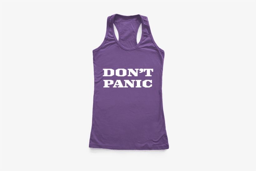 Don't Panic Racerback Tank Top - Pansexual Shirts, transparent png #1910889