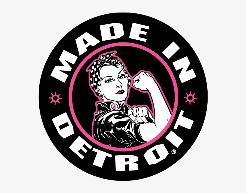 Rosie The Riveter 4" Stickers - Perfectly Posh Made In The Usa, transparent png #1910996