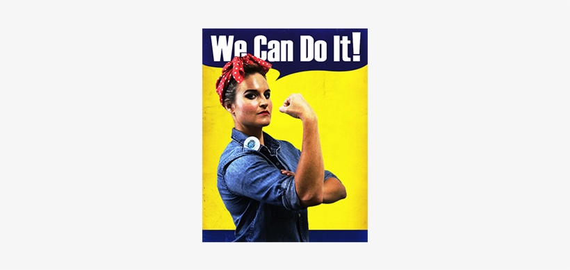 Rosie The Riveter Is A Powerful Symbol In Our Country's - We Can Do It!, transparent png #1911083