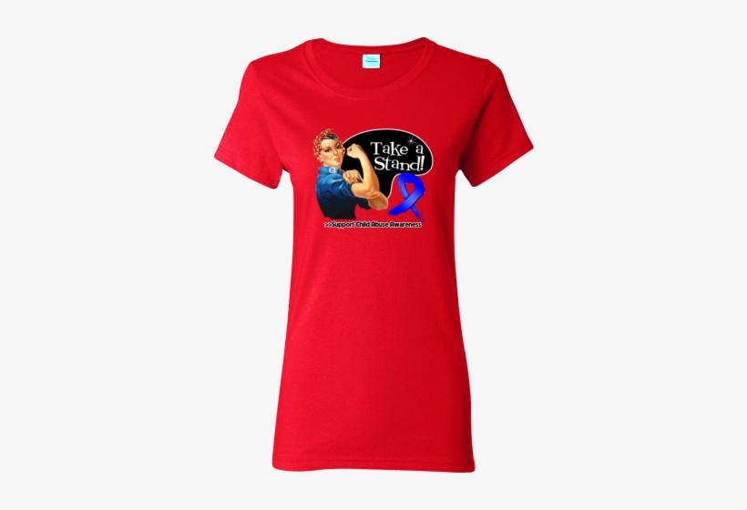 Child Abuse Take A Stand Women's T-shirt Featuring - Brain Aneurysm Stand Rectangle Magnet, transparent png #1911169