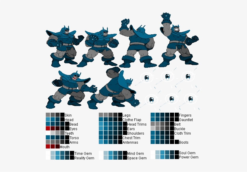 Darkseid - Mugen Darkseid Sprite Sheet, transparent png #1911186