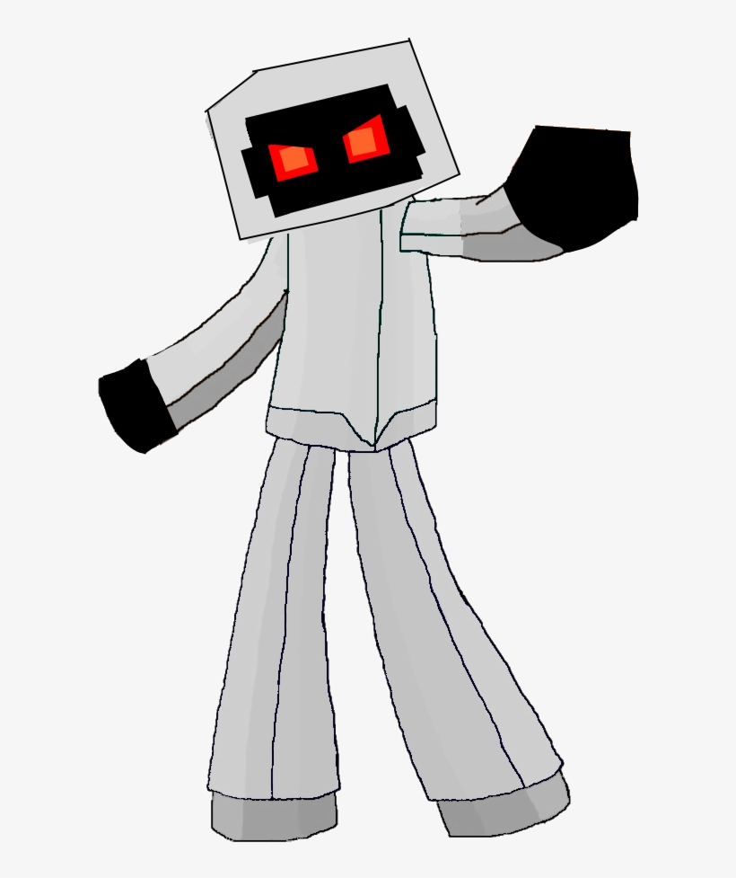 Slenderman Minecraft Fan Art - Minecraft Entity 303 Png, transparent png #1911256