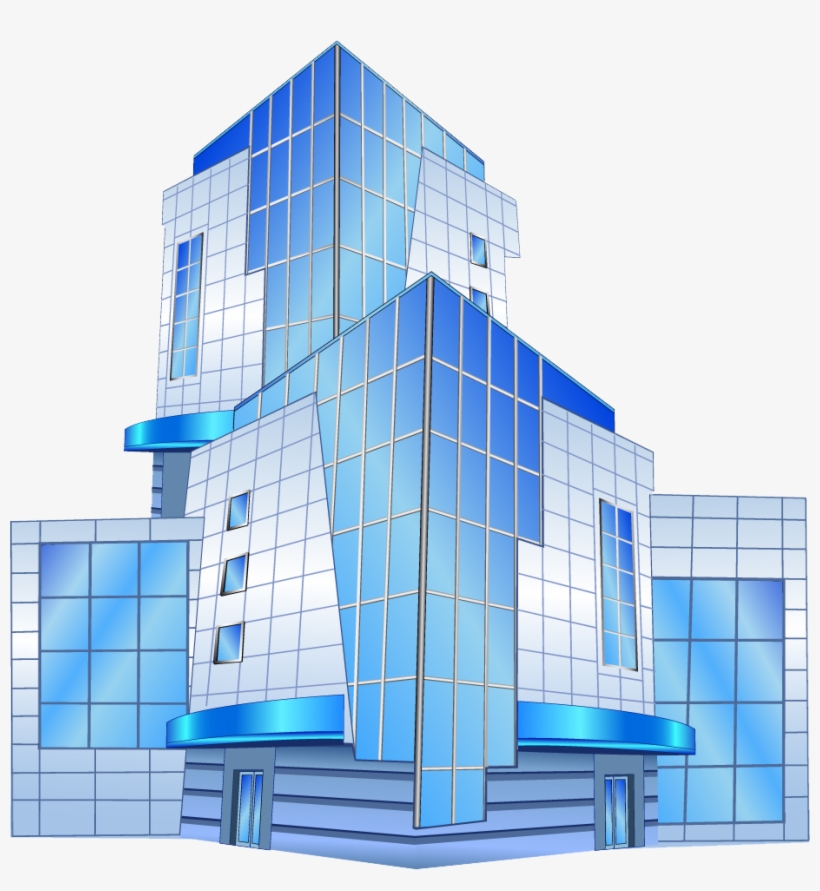 Office Building Png - Office Building Vector, transparent png #1911487
