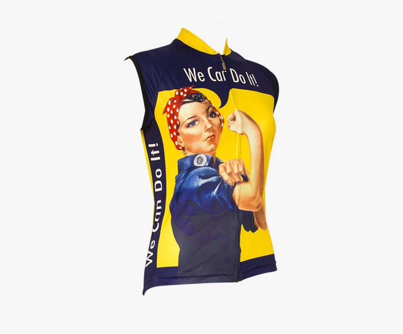 Retro Image Rosie The Riveter Women's Jersey - Rosie The Riveter, transparent png #1911628
