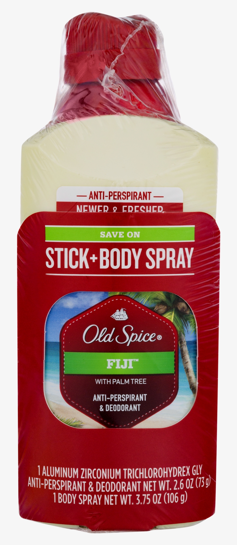 Old Spice Fuji With Palm Tree Stick Body Spray 2 Pc - Old Spice Fresh Collection Invisible Solid Antiperspirant/deodorant,, transparent png #1911711