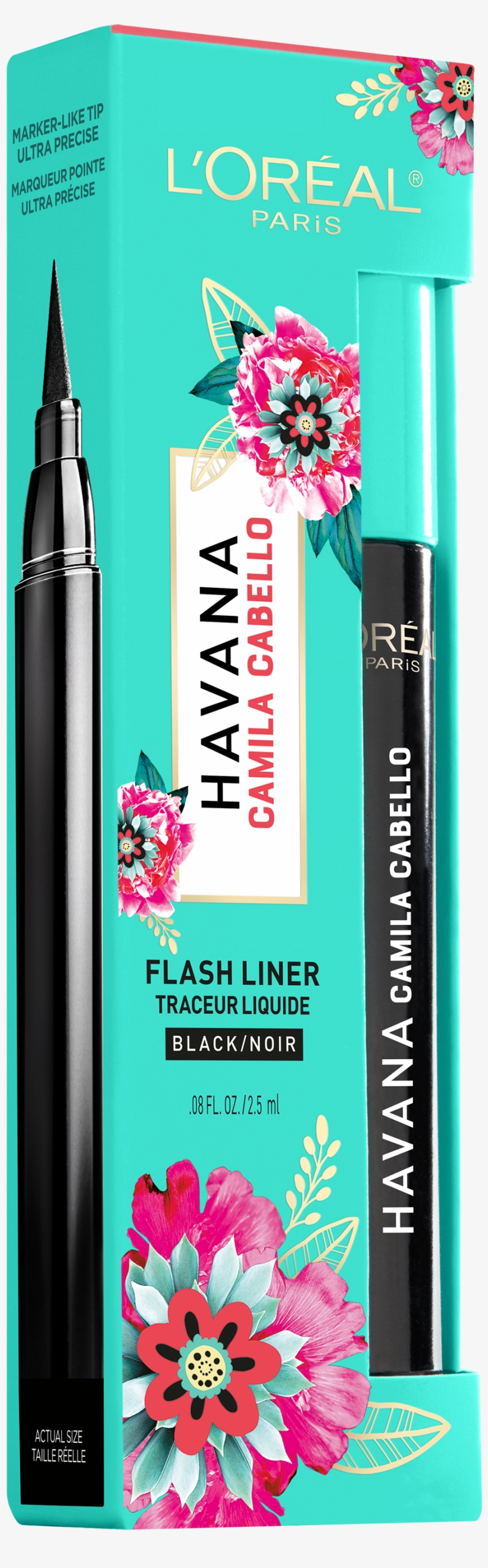 L'oreal Paris X Camila Cabello Flash Liner - L Oreal Men Expert, transparent png #1911857