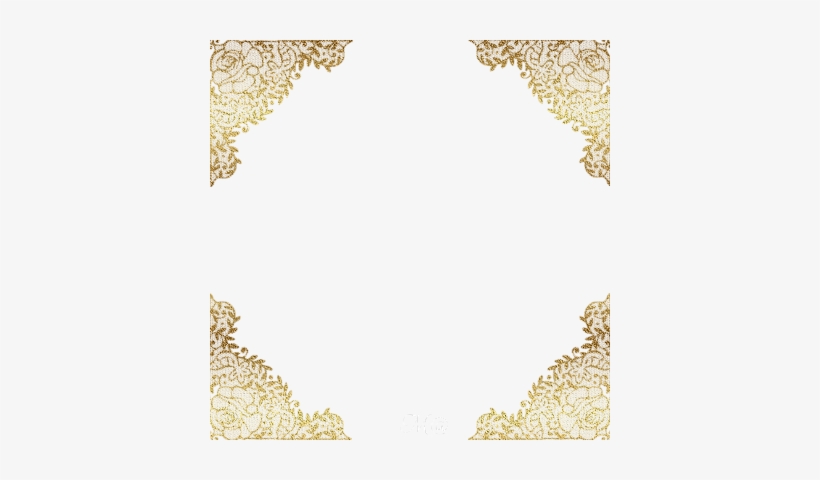 Transparent Lace Gold - Red Lace Frame, transparent png #1911990