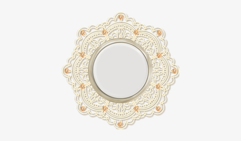 Lace Frame - Circle, transparent png #1912320