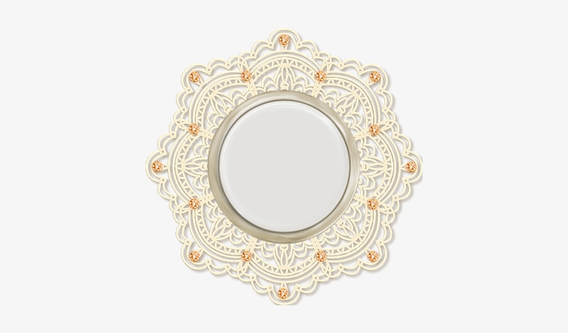 Lace Frame - Circle, transparent png #1912320