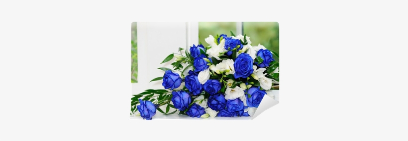 White Rose And Blue Roses, transparent png #1912367