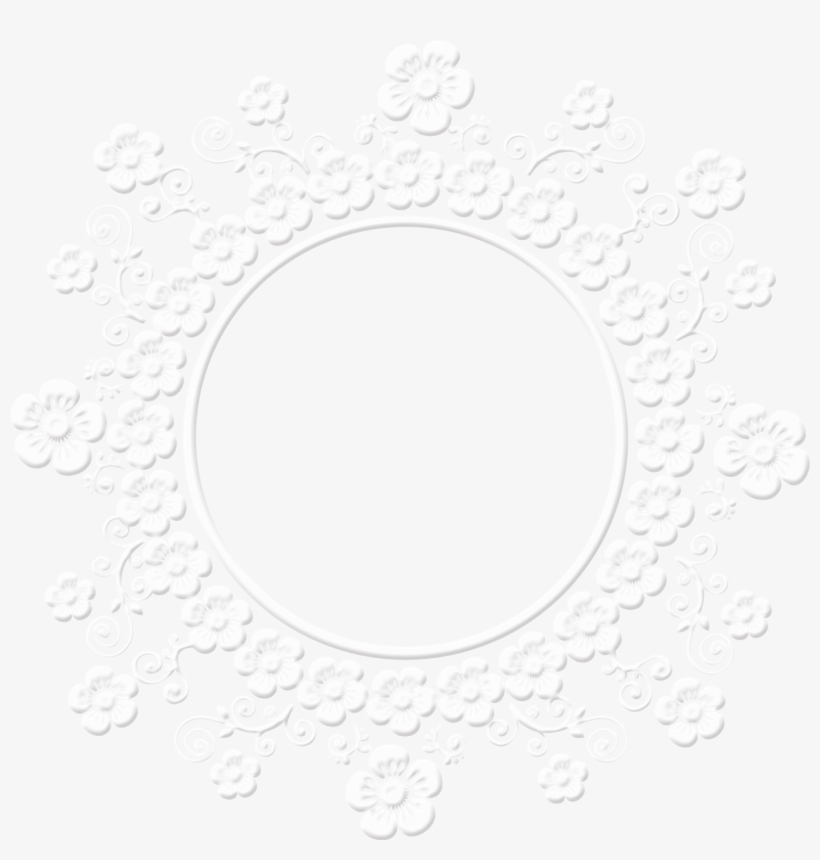 Lace Frame Png - Renda Para Convite Png, transparent png #1912393