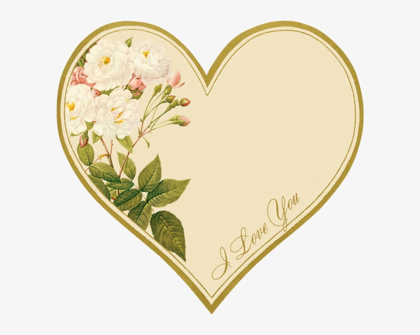 St Valentin ♥ Valentine Heart Png, I Love You ♥ - Orange Blossom Botanical Print, transparent png #1912557