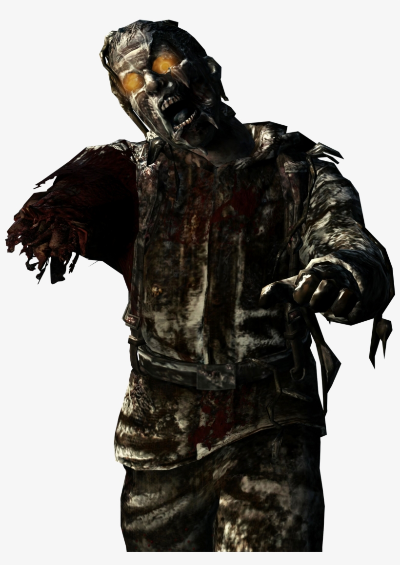 The Gallery For > Zombie Girl Png - Ops Call Of The Dead, transparent png #1912714