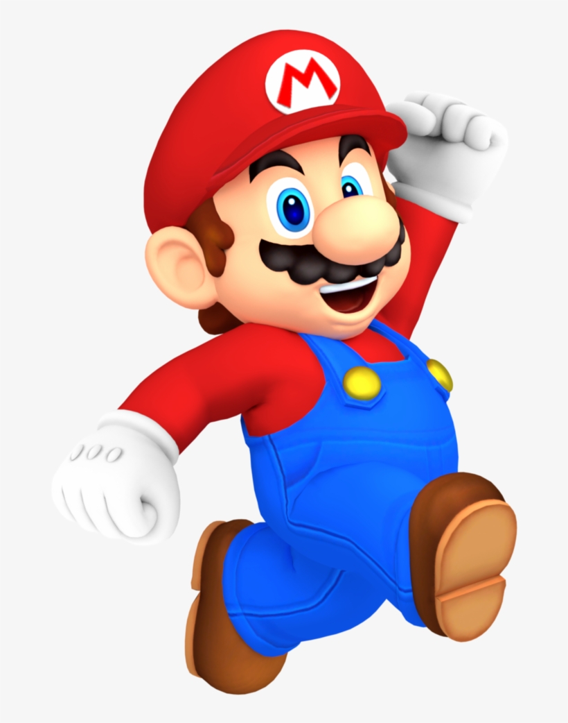 Mario Jumping Png Clip Art Stock - Mario And Sonic Emblems, transparent png #1913021