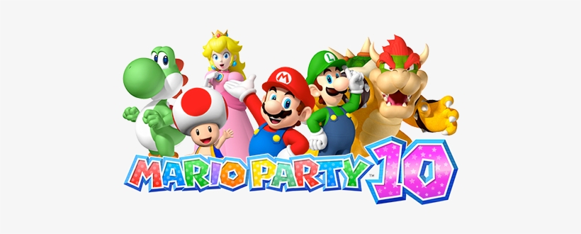 Mario Party - Mario Luigi Peach Daisy Yoshi Toad, transparent png #1913397