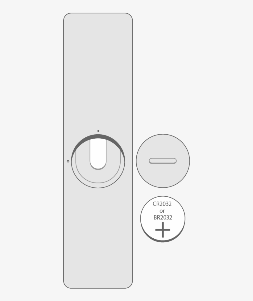 Remove The Battery From Your Apple Remote - Pila Control Apple Tv, transparent png #1913514