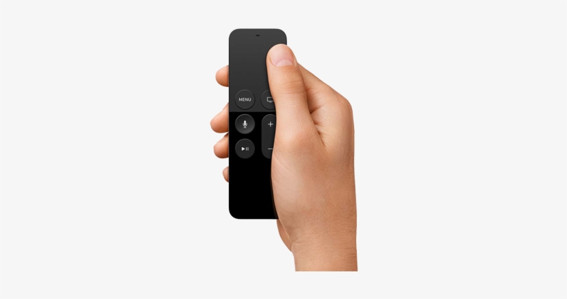 Apple Tv Remote Image - Apple Tv (4th Generation) - 1080p - Bluetooth/wi-fi, transparent png #1913682