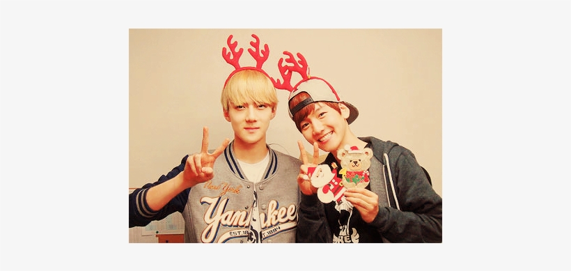 Baekhyun, Byun Baekhyun, Exo, Exo-k, Oh Sehun, Sehun - Christmas Kpop, transparent png #1914072