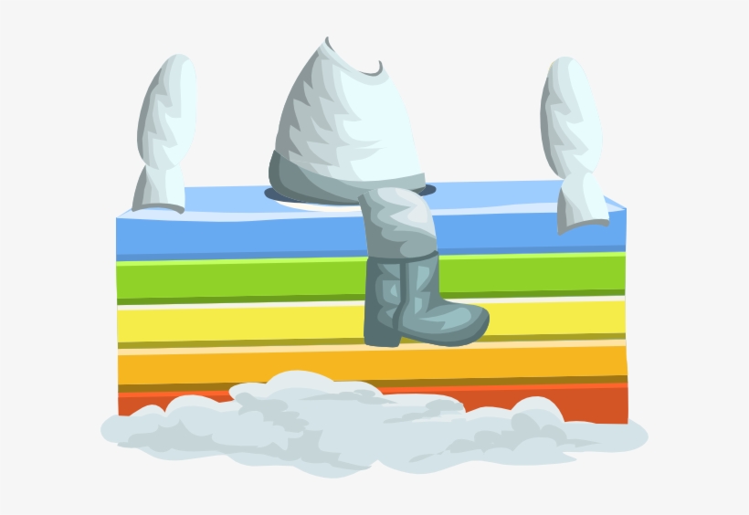 This Free Clipart Png Design Of Ride Rainbow Clipart, transparent png #1914680