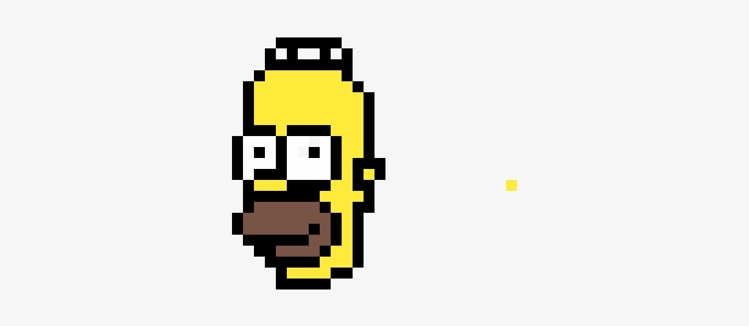 Homero Simpson - Simpsons Cross Stitch, transparent png #1914807