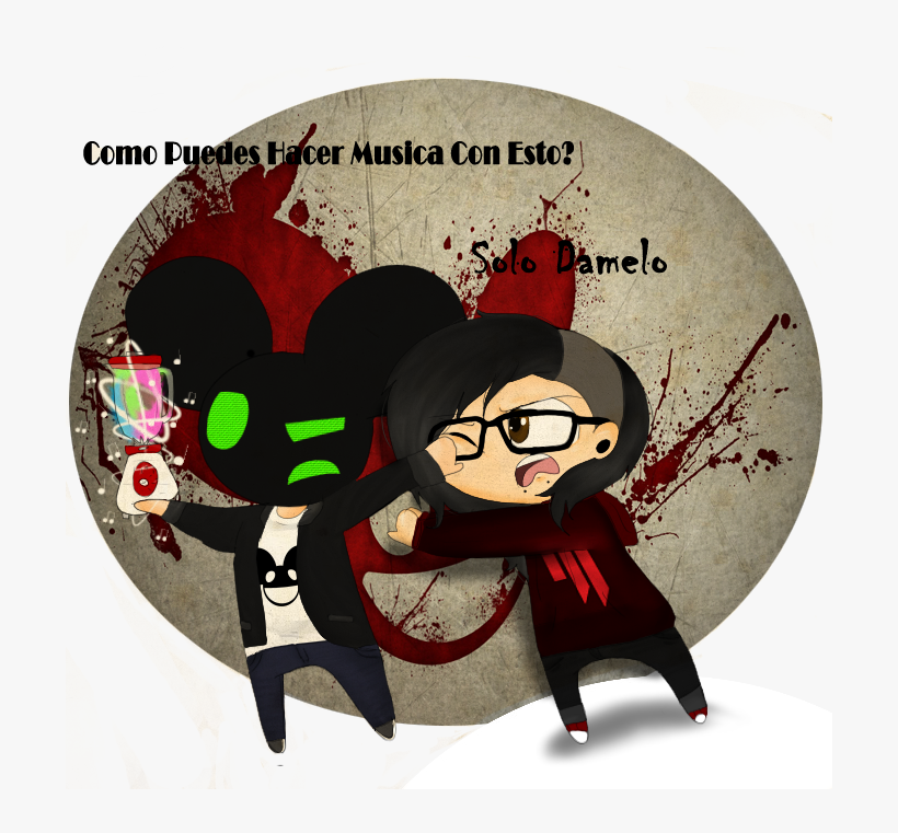 Deadmau5 Drawing Anime - Skrillex, transparent png #1914930