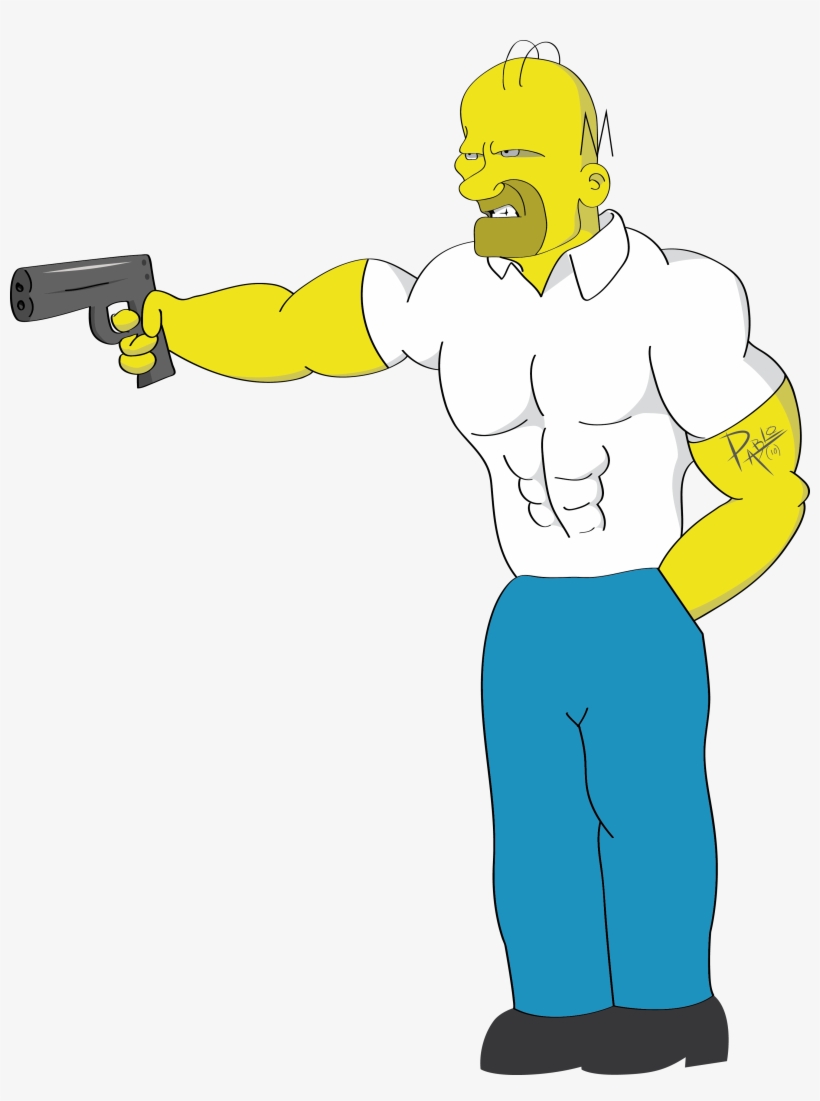 Y - Dibujos De Homero Simpson, transparent png #1914933