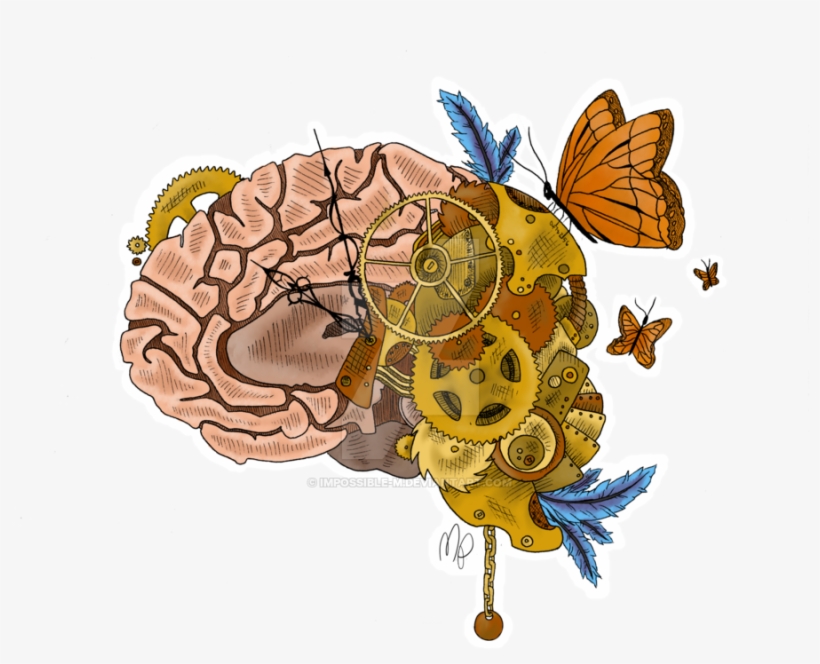 By Impossible M On - Steampunk Brain, transparent png #1915047