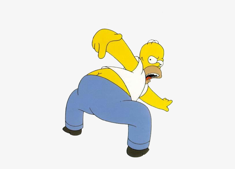 Photo Homero3 - Falling On Your Ass, transparent png #1915048