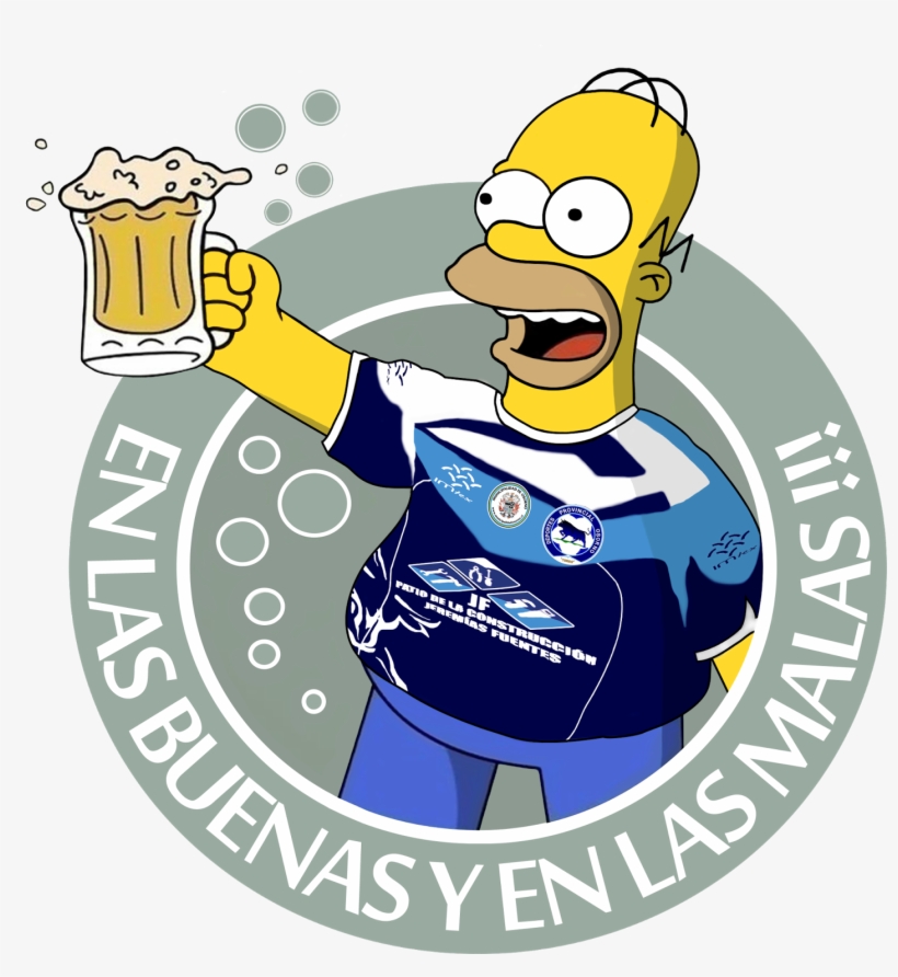 Homero Simpson-provincial Osorno - Homer Simpson Drinking Beer Art 32x24 Print Poster, transparent png #1915168