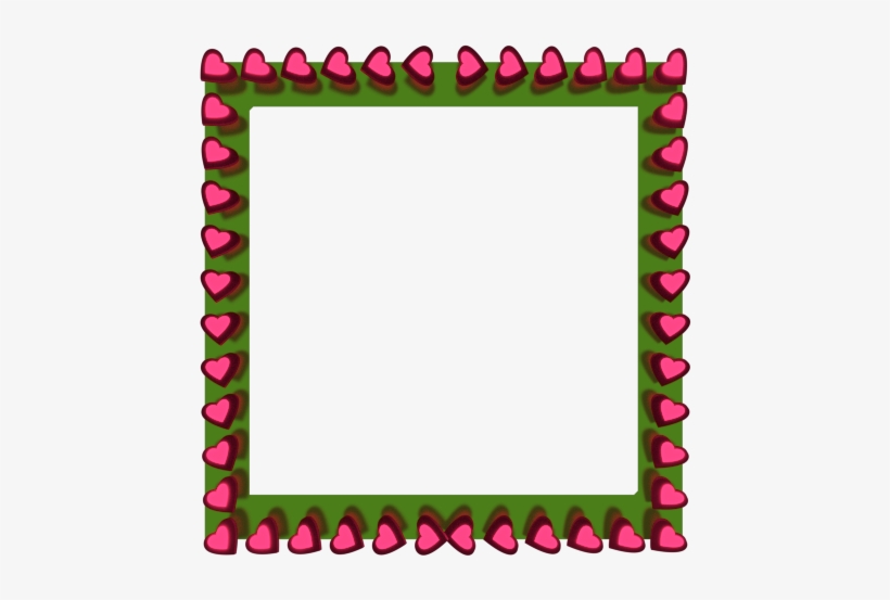 Graphic Library Library Square Borders - Green And Pink Borders, transparent png #1915286